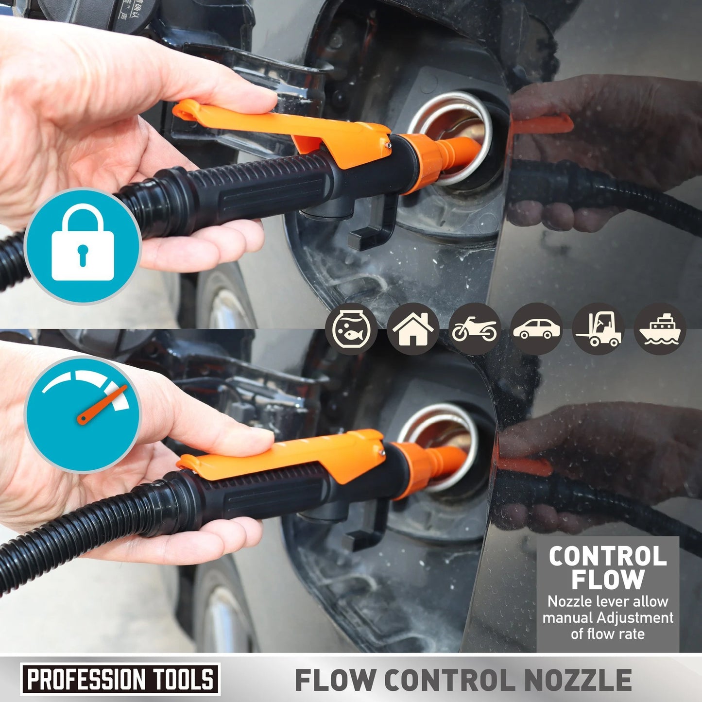 ⚡ POMPE ÉLECTRIQUE PORTABLE 12V / 24V – TRANSFERT D’HUILE & CARBURANT EN QUELQUES SECONDES
