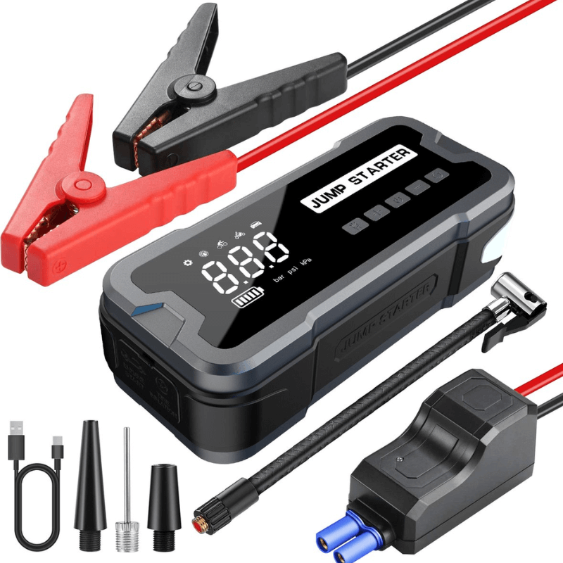 Jump Starter Portable 4-en-1 avec Pompe à Air PRO