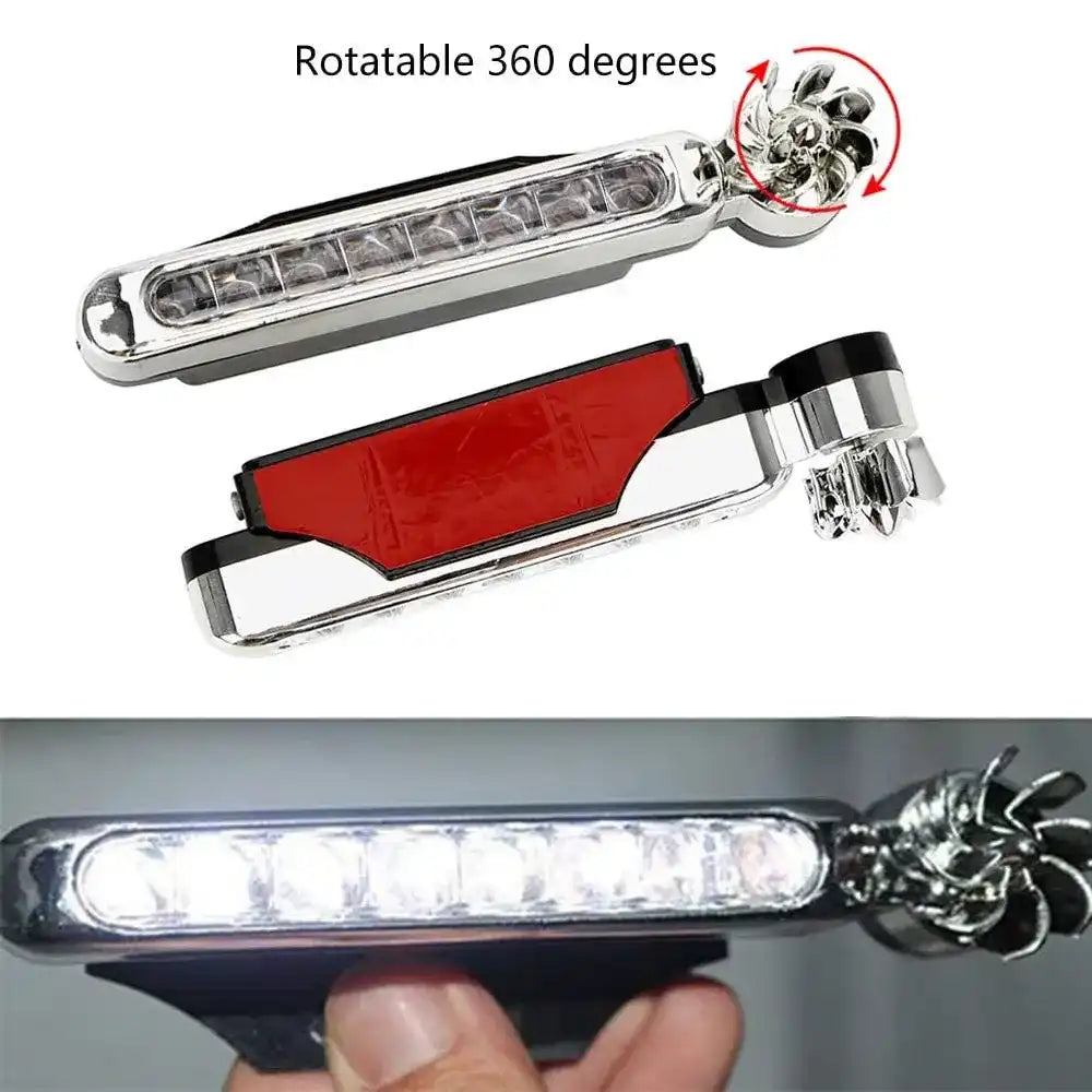 Lampe LED Éolienne + Feux de Jour pour Voiture (2-en-1)