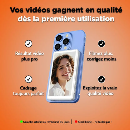 MagView | Moniteur miroir pour filmer avec la caméra arrière