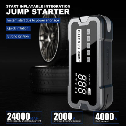 Jump Starter Portable 4-en-1 avec Pompe à Air PRO