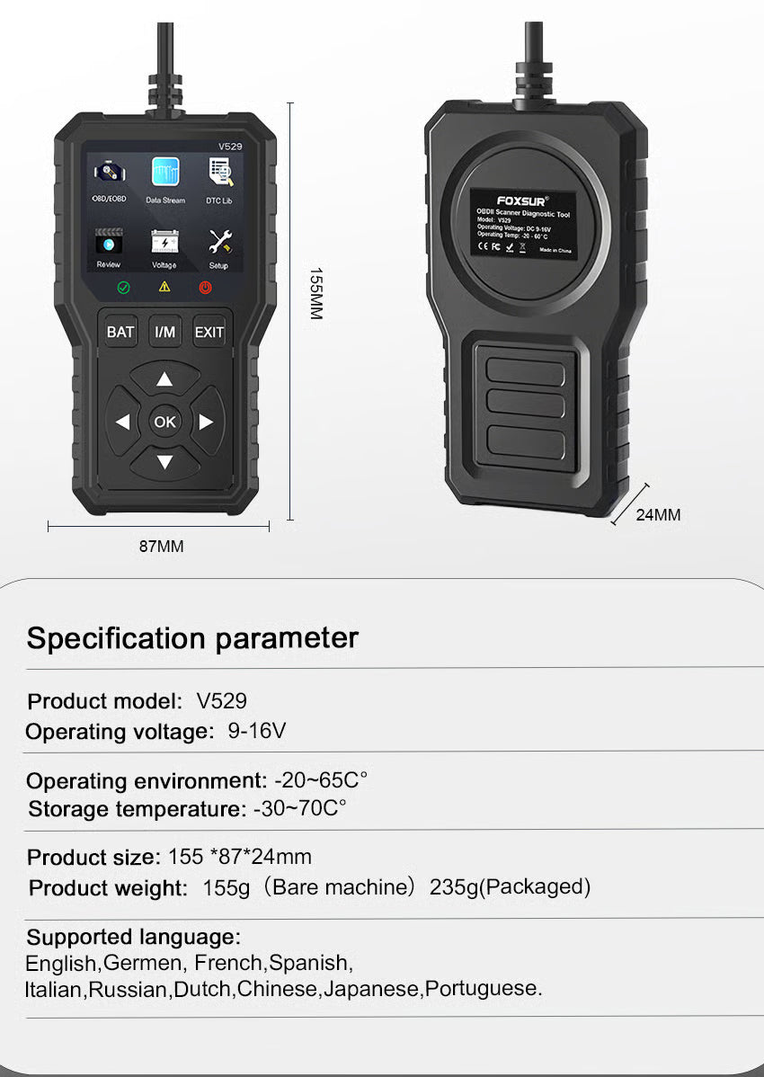 Lecteur Diagnostic OBD2 – Éteignez Votre Voyant Moteur en 1 Minute