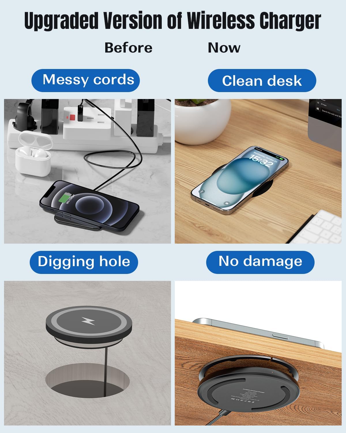 Chargeur Sans Fil Invisible