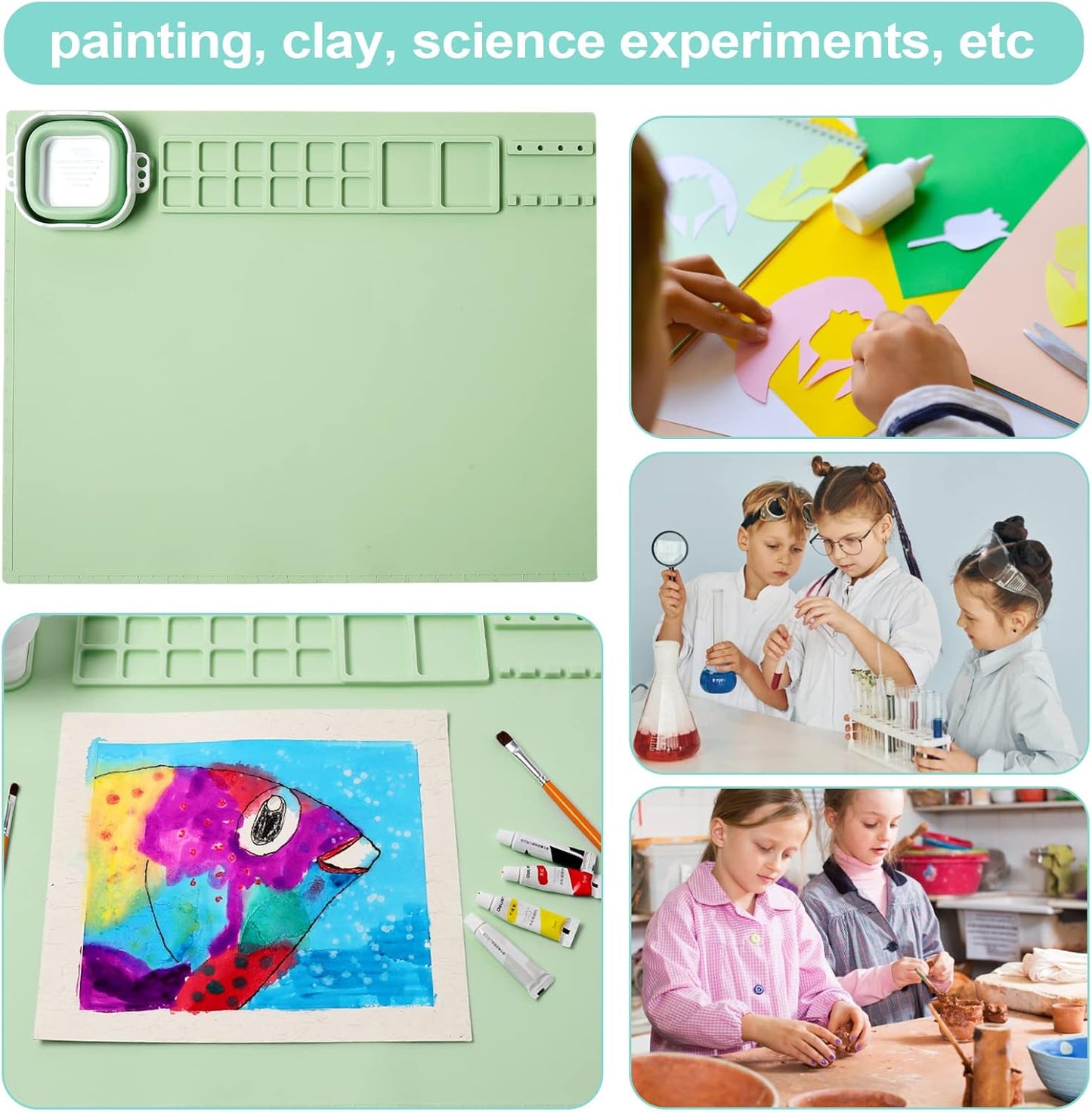 Tapis Silicone de Peinture & Loisirs Créatifs
