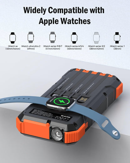 Batterie Externe Solaire Multifonction LED