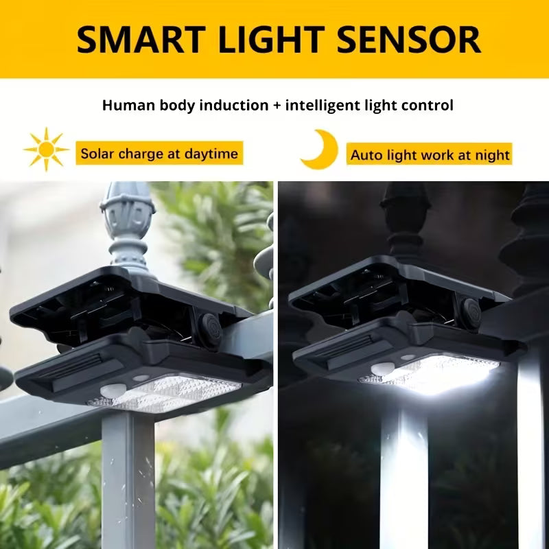 Lampe Solaire Extérieure avec Détecteur de Mouvement – Éclairage Intelligent et Économique