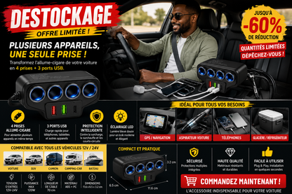 Convertisseur 7-en-1 – Multi-Port USB