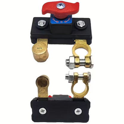 Interrupteur de Coupure de Batterie – 12/24 V en Cuivre pour Gestion d’Énergie