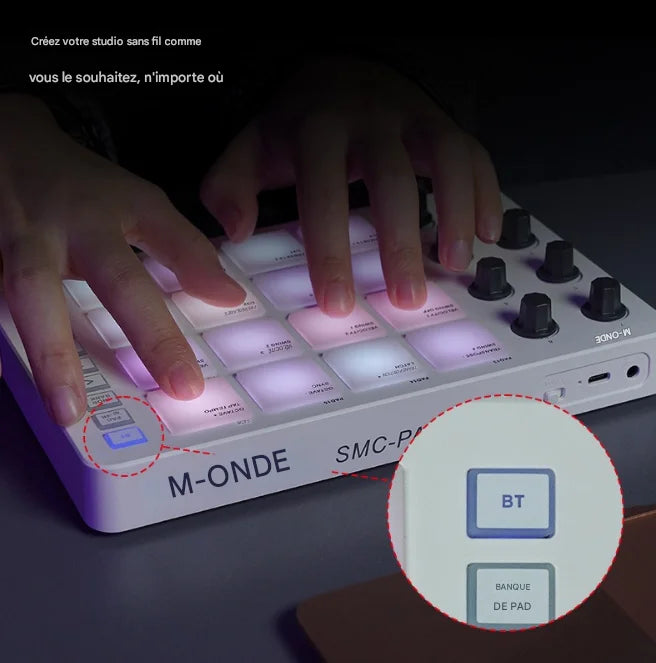 Contrôleur MIDI Portable RGB