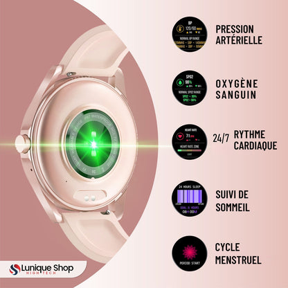 Montre Connectée 2-en-1 – Écouteurs Intégrés