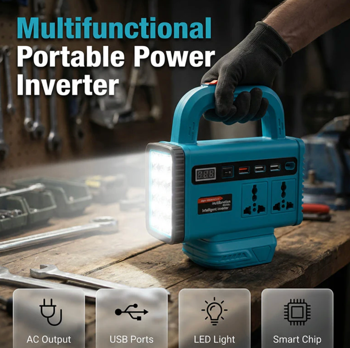 Onduleur pour batterie lithium 21V