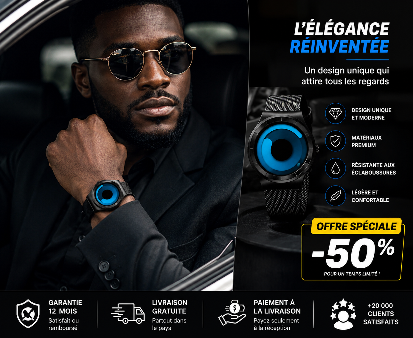 ⌚ MONTRE CONCEPT INFINITY™ – L'ÉLÉGANCE QUI ATTIRE TOUS LES REGARDS