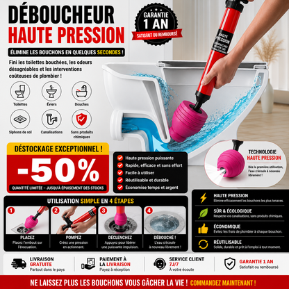 Déboucheur Haute Pression TurboFlow™