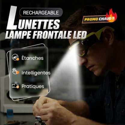 Lampe Frontale LED – Puissante, Rechargeable & Ultra Confortable