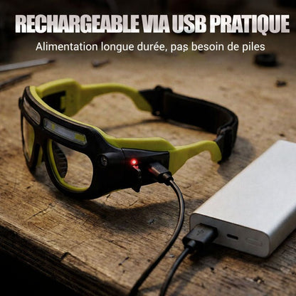 Lampe Frontale LED – Puissante, Rechargeable & Ultra Confortable