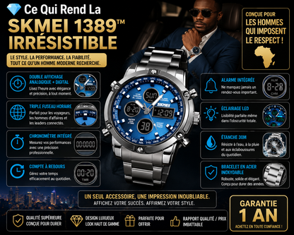 ⌚ SKMEI 1389™ – Le Luxe Accessible à Tous