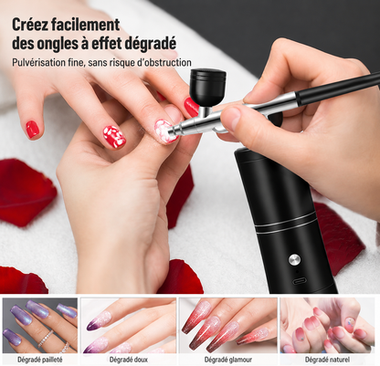 Aérographe Sans Fil Portable – Kit Rechargeable Haute Précision GN