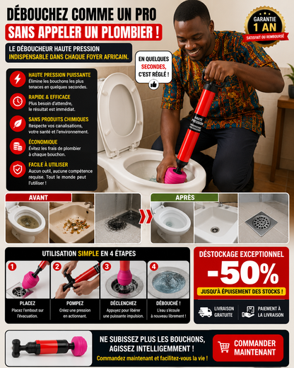 Déboucheur Haute Pression TurboFlow™