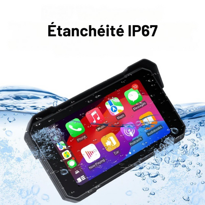 Écran Carplay Moto | Étanche & Universel – Navigation, Sécurité & Connectivité