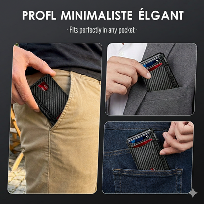 Slim Wallet – Porte-Cartes Ultra-Fin &amp; Élégant