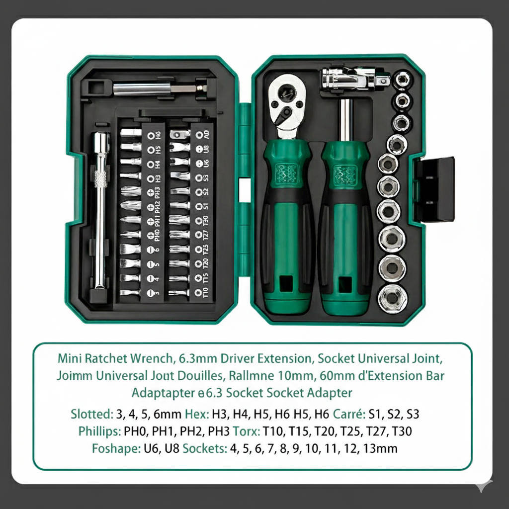 Set de Tournevis Multifonction – Complet - Précis