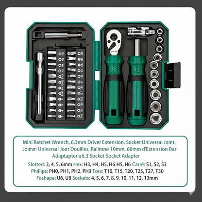 Set de Tournevis Multifonction – Complet - Précis