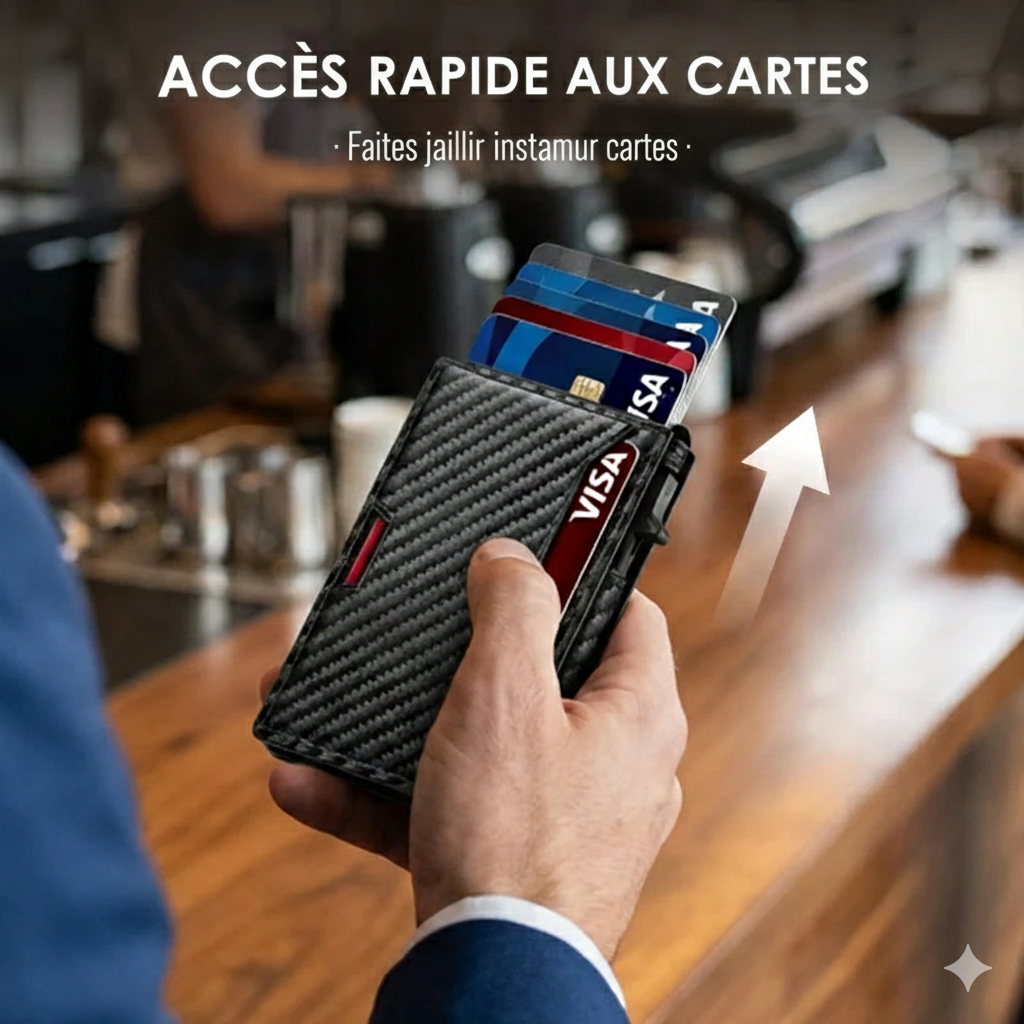 Slim Wallet – Porte-Cartes Ultra-Fin &amp; Élégant
