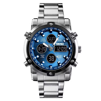 Montre homme SKMEI 1389 analogique &amp; digitale – style sport et business