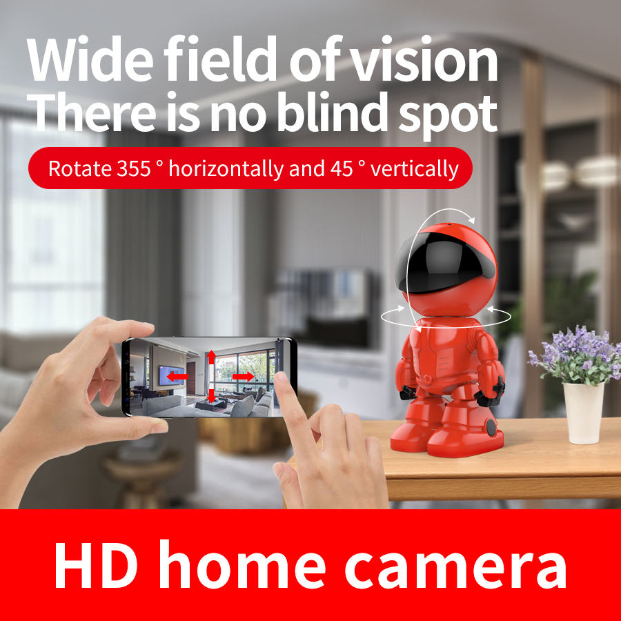 Caméra Robot IP Wifi 1080P 2MP Surveillance Intelligente