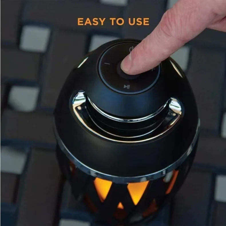 Enceinte Bluetooth Stéréo Flamme LED