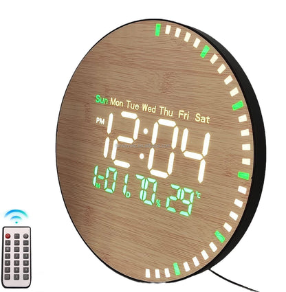 Horloge Murale Numérique LED 10 Pouces – Grand Écran Ultra Lisible