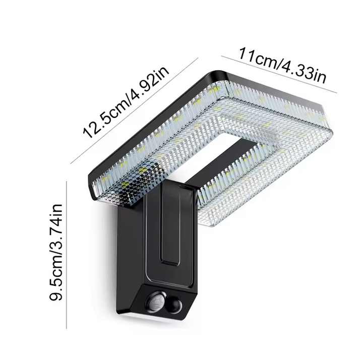 Lampe Solaire Pliable avec Capteur de Mouvement