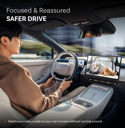Caméra Bébé Voiture DriveSight™ – Gardez un œil sur votre enfant en toute sécurité