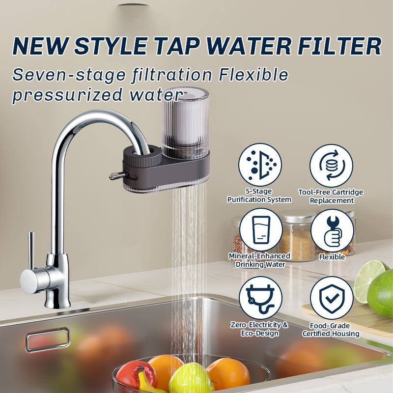 Filtre à Eau pour Robinet de Cuisine au Charbon Actif