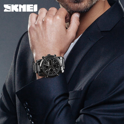 Montre homme SKMEI 1389 analogique &amp; digitale – style sport et business