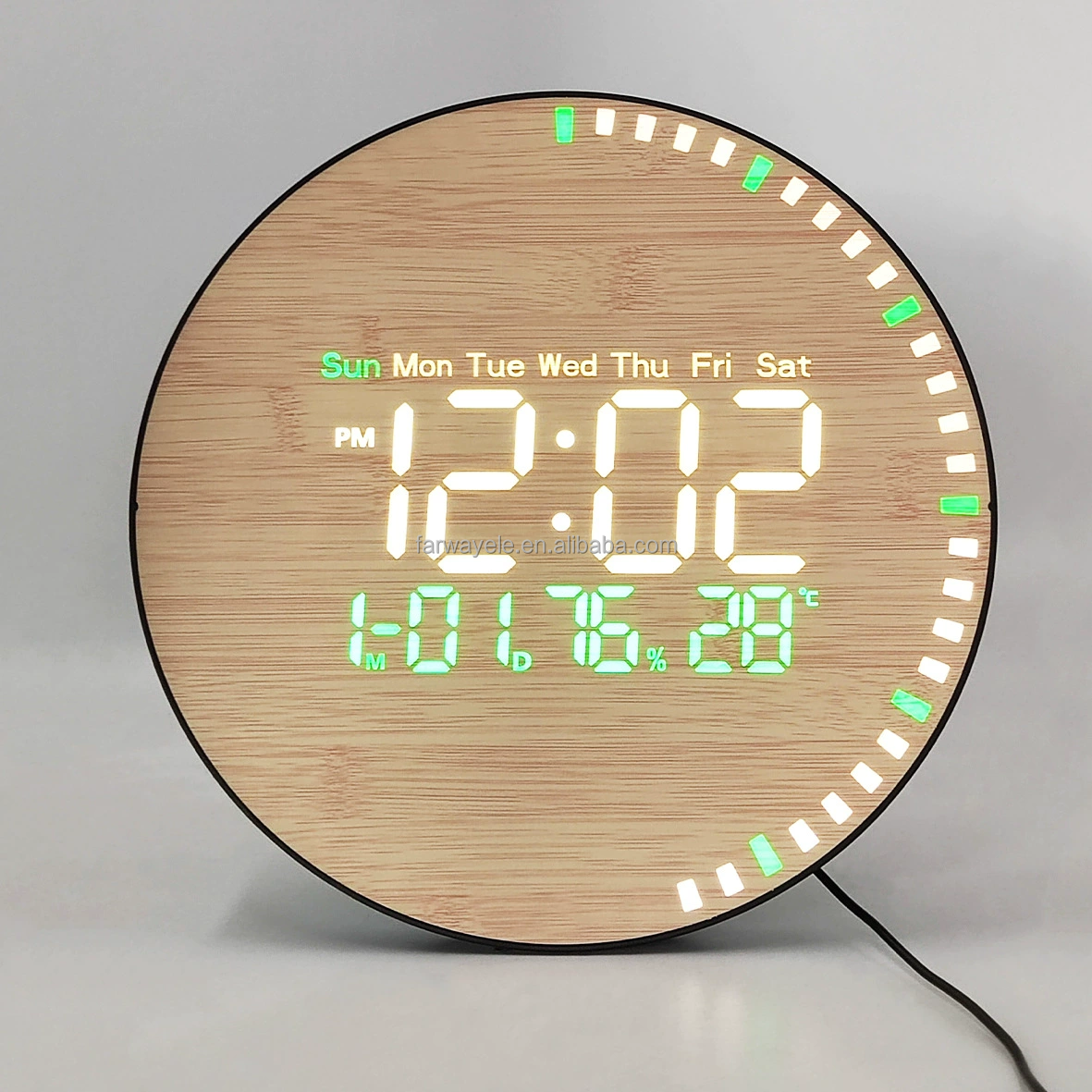 Horloge Murale Numérique LED 10 Pouces – Grand Écran Ultra Lisible