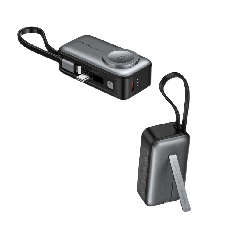 Batterie Externe Magnétique 3 en 30000mAh Charge Rapide Sans Fil