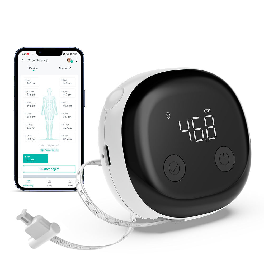 Mètre ruban intelligent électronique pour mesures corporelles