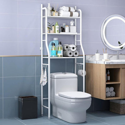 ÉTAGÈRE AU-DESSUS DES TOILETTES