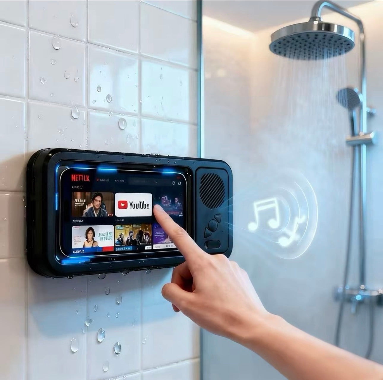 Support de douche pour téléphone étanche