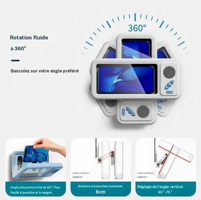 Support de douche pour téléphone étanche