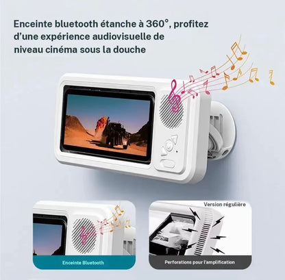 Support de douche pour téléphone étanche