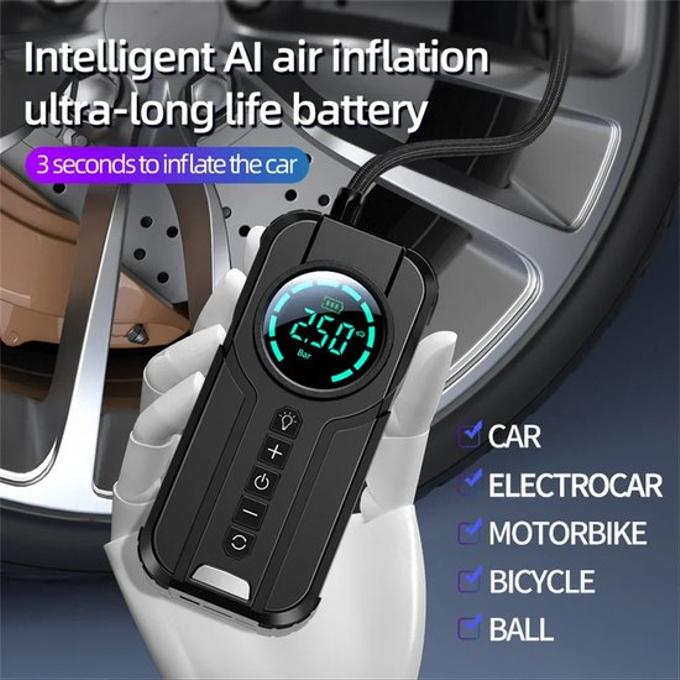 Demarreur voiture Powerbank numérique multifonctionnel 4 en 1