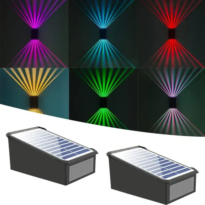 Lumières Murales Solaires Colorées– Éclairez avec Style