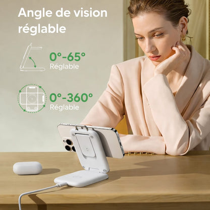 Chargeur Sans Fil Magnétique 3-en-1 – Ultra Fast Wireless Charger