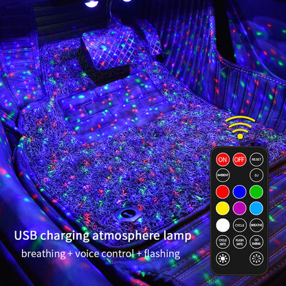 lumières LED d’ambiance de voiture