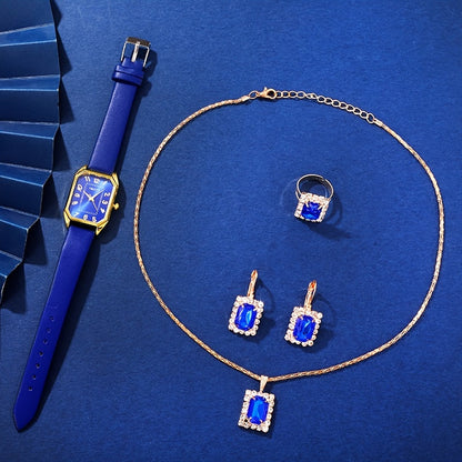 Ensemble Montre Bijoux Luxe Femme