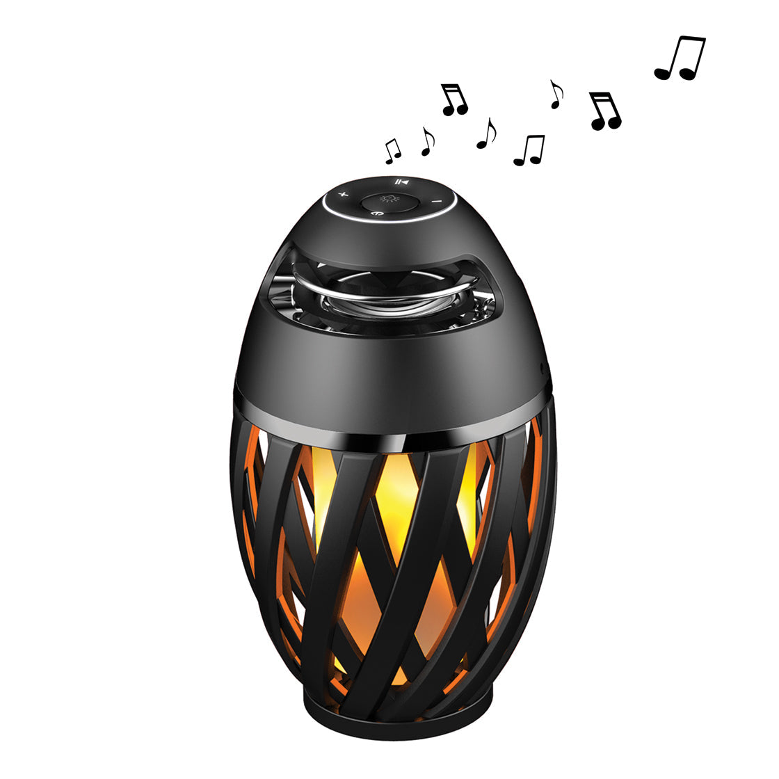 Enceinte Bluetooth Stéréo Flamme LED