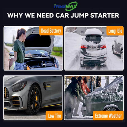 Jump Starter Portable 4-en-1 avec Pompe à Air PRO