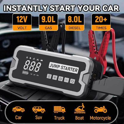 Jump Starter Portable 4-en-1 avec Pompe à Air PRO